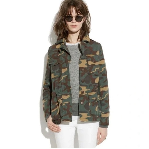 Madewell Outbound Ripstop Camo Jacket Size XS - Picture 1 of 6